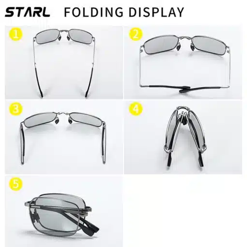A328 STARL Foldable Polarized Sunglass for Men - Image 5