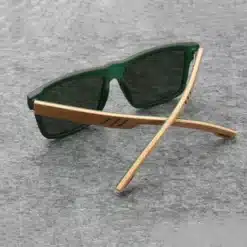 Alternative view of A788 Bamboo Wood Polarized Sunglasses – Stylish UV Protection for Men & Women