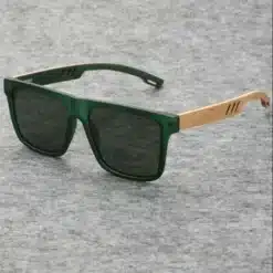 A788 Bamboo Wood Polarized Sunglasses – Stylish UV Protection for Men & Women