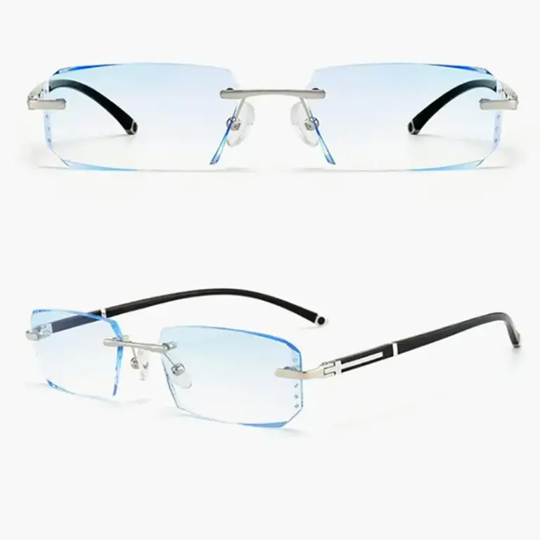 A795 New Cut-Edge Frameless HD Anti-Blue Light Glasses - Image 2