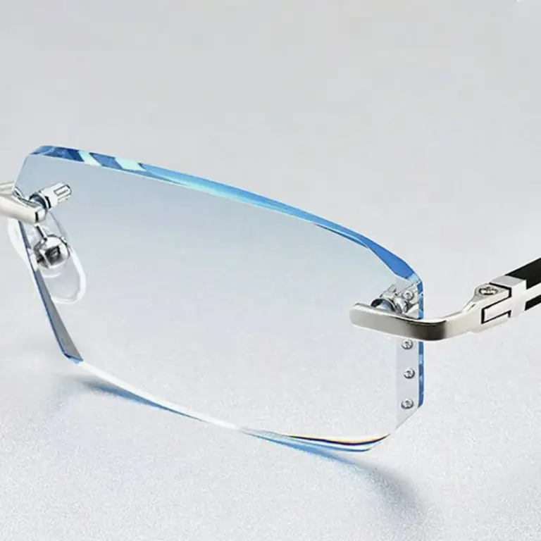 A795 New Cut-Edge Frameless HD Anti-Blue Light Glasses - Image 3