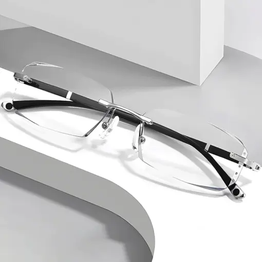 A796 New Cut-Edge Frameless HD Anti-Blue Light Glasses for Men