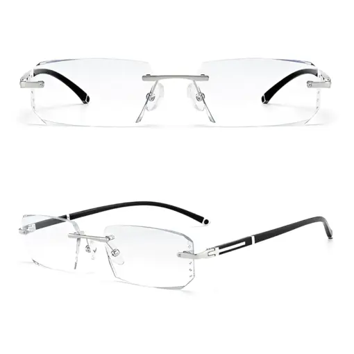 A796P New Cut-Edge Frameless Photosun & Blue-cut Glasses - Image 3