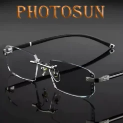 A796P New Cut-Edge Frameless Photosun & Blue-cut Glasses