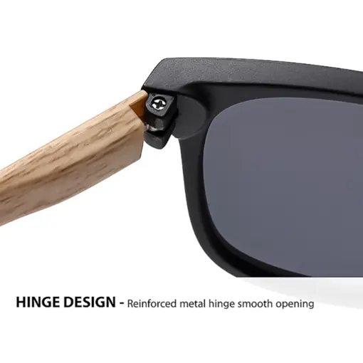 A802 Bamboo Wood Sunglasses Stylish for Men & Women - Image 2