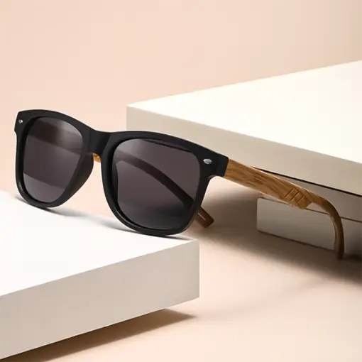 A802 Bamboo Wood Sunglasses Stylish for Men & Women - Image 4