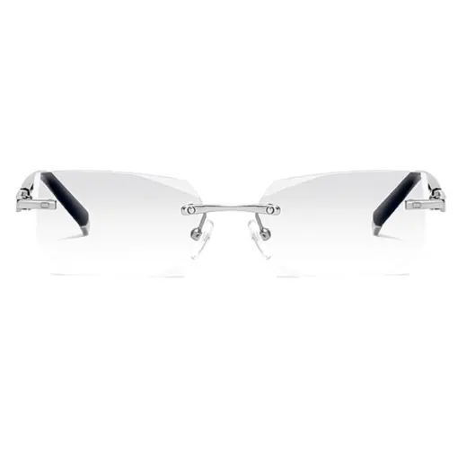 A805 New Cut-Edge Frameless HD Anti-Blue Light Glasses for Men - Image 3