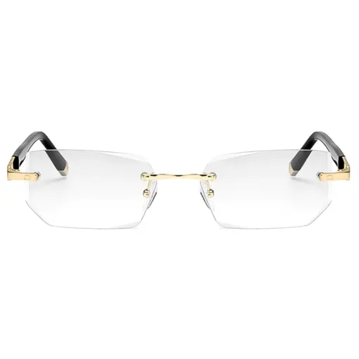 A806 New Cut-Edge Frameless HD Anti-Blue Light Glasses for Men - Image 4