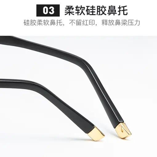 A806 New Cut-Edge Frameless HD Anti-Blue Light Glasses for Men - Image 6