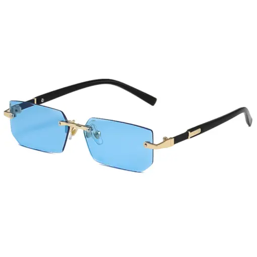 A815 New Cut-Edge Frameless HD Anti-Blue Light Glasses - Image 2