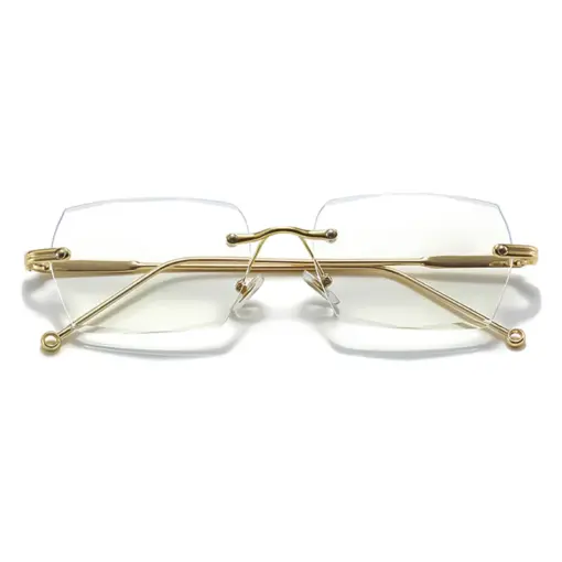 A816 New Cut-Edge Frameless HD Anti-Blue Light Glasses - Image 5