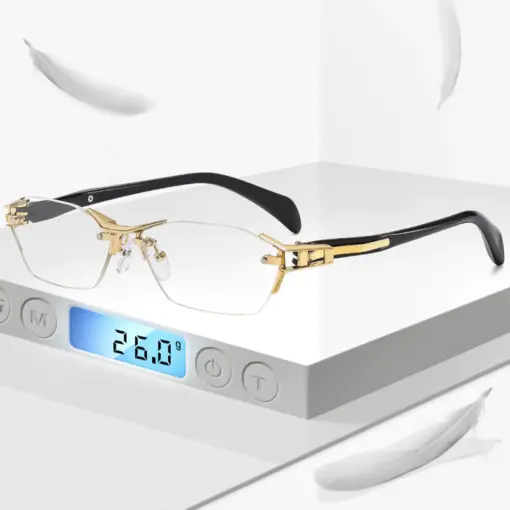 A818 Frameless HD Anti-Blue Light Premium Glasses