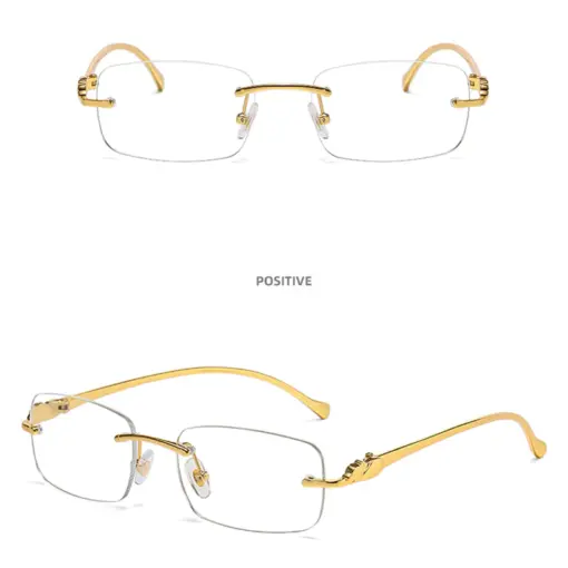 A820 Frameless HD Anti-Blue Light Premium Glasses - Image 3