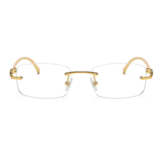 A820 Frameless HD Anti-Blue Light Premium Glasses - Image 4