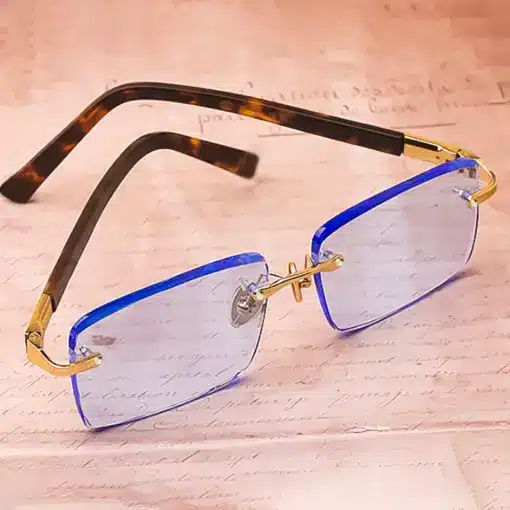 A833 New Cut-Edge Frameless HD Anti-Blue Light Glasses