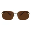 A838 New Cut-Edge Frameless HD Anti-Blue Light Sunglasses