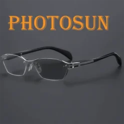 Alternative view of A840P Frameless Photosun & Blue-cut Glasses
