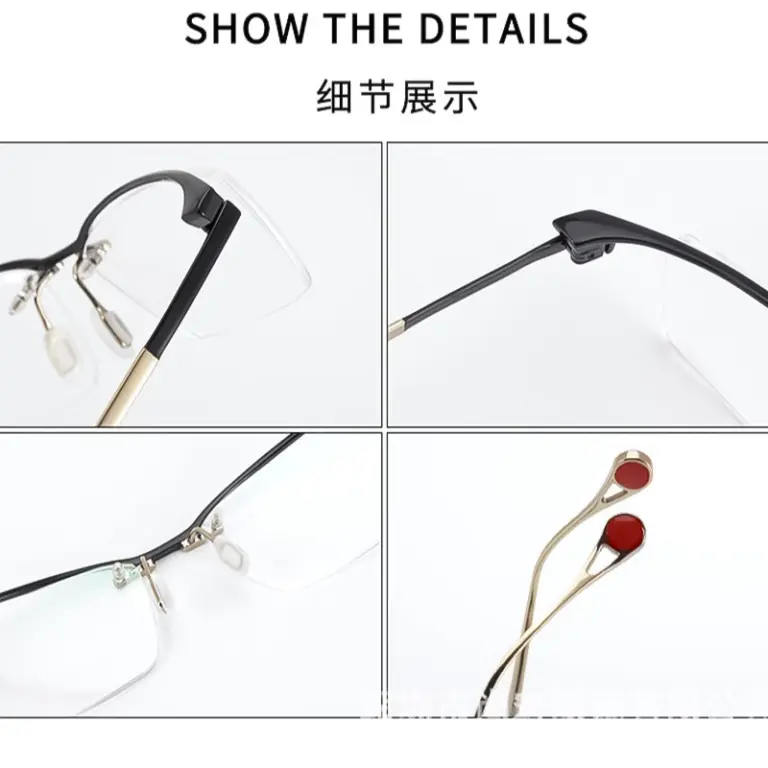 A841 Pure Titanium Frame Premium Eyeglasses - Image 3