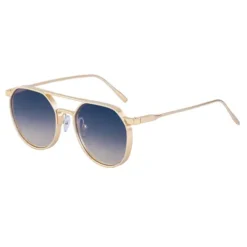 Alternative view of A870 STARL Double Beam retro round frame sunglasses for men