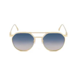 A870 STARL Double Beam retro round frame sunglasses for men