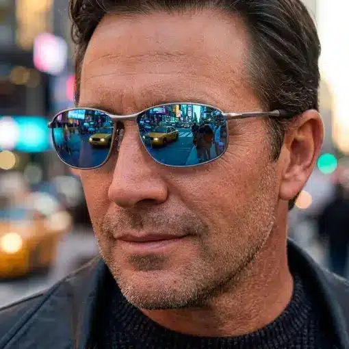 A904 Premium Polarized Sky Blue Sunglasses for Men - Image 5