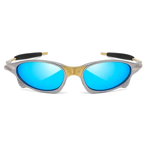 A922 Blue Mirror Premium Sports Sunglasses