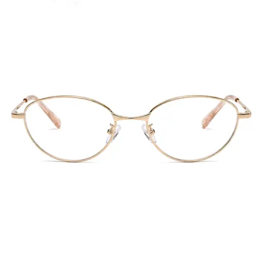 A924 Premium Stainless steel Frame Geometry Style Reading Glasses for Men & Women