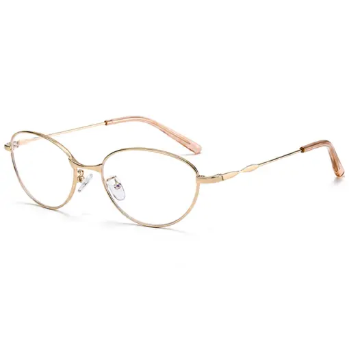 A924 Premium Stainless steel Frame Geometry Style Reading Glasses for Men & Women - Image 2