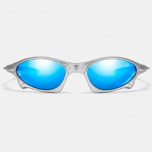 A935 Blue Mirror Premium Sports Sunglasses - Image 2