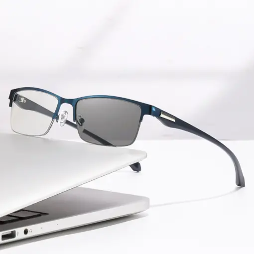 A941 Premium Photosun & Blue-cut lens Eye Glasses - Image 3